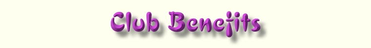 Club Benefits Web Page Title Graphic